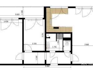 Pronájem bytu 3+kk, Praha - Prosek, Jablonecká, 60 m2