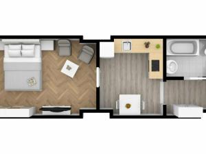 Pronájem bytu 2+kk, Praha - Žižkov, Jeronýmova, 37 m2