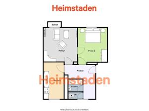 Pronájem bytu 2+1, Havířov - Město, U Stromovky, 56 m2