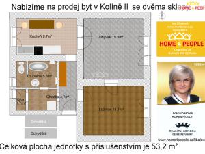 Prodej bytu 2+1, Kolín, Mikoláše Alše, 53 m2