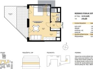 Prodej bytu 2+kk, Ostrava, Stodolní, 38 m2