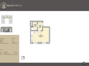 Prodej bytu 1+kk, Rychnov nad Kněžnou, Mírová, 31 m2