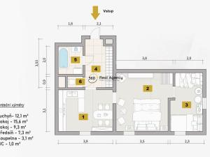 Prodej bytu 2+1, Praha - Staré Město, Karoliny Světlé, 47 m2
