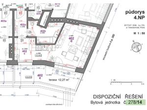 Prodej bytu 1+1, Praha - Veleslavín, Veleslavínská, 47 m2