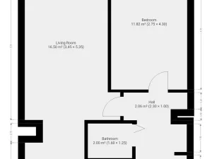 Pronájem bytu 2+kk, Praha - Háje, Štichova, 42 m2