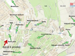 Prodej garáže, Milovice, Slepá, 17 m2