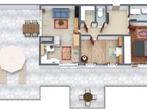 Pronájem bytu 3+kk, Praha - Vysočany, Pod Harfou, 76 m2