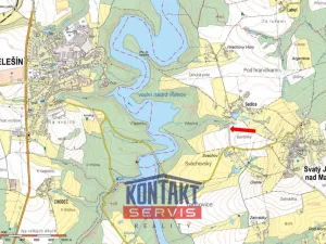Prodej pozemku pro bydlení, Svatý Jan nad Malší - Sedlce, 1437 m2