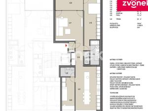 Pronájem bytu 3+kk, Zlín, Kvítková, 105 m2