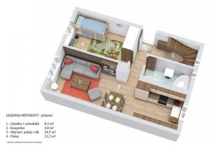 Prodej bytu 3+kk, Klecany, Spojovací, 111 m2