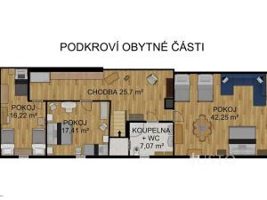 Prodej rodinného domu, Písek, Obecní, 518 m2