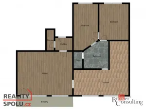 Prodej bytu 3+1, Kladno - Kročehlavy, Litevská, 91 m2