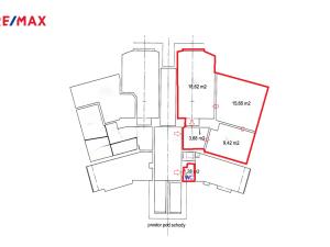 Pronájem kanceláře, Praha - Bubeneč, Bubenečská, 49 m2