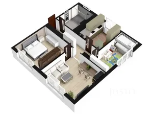 Prodej bytu 3+1, Homole u Panny, 60 m2