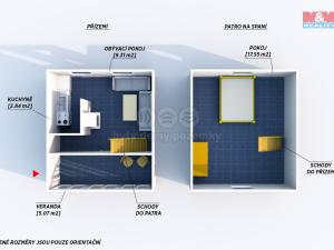 Prodej chaty, Nižbor - Stradonice, 35 m2