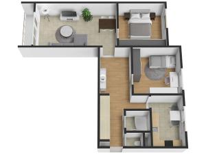 Pronájem bytu 3+1, České Budějovice, J. Bendy, 78 m2