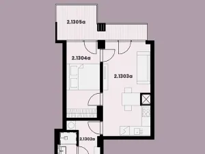 Prodej bytu 2+kk, Brno, Burešova, 50 m2