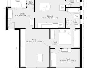 Pronájem bytu 3+kk, Brno, Řehořova, 83 m2