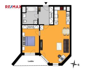 Pronájem bytu 2+kk, Velký Osek, U hřiště, 58 m2