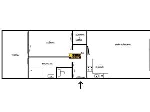 Pronájem bytu 2+kk, Jičín - Holínské Předměstí, Markova, 55 m2
