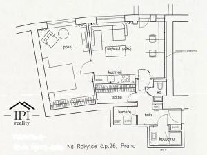 Prodej bytu 2+kk, Praha - Libeň, Na Rokytce, 60 m2