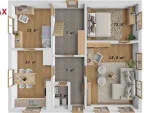 Prodej rodinného domu, Lázně Bělohrad, Malé náměstí, 82 m2