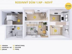 Prodej rodinného domu, Dolní Lhota, Hořínůška, 135 m2