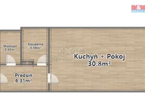 Prodej bytu 1+kk, Plzeň - Severní Předměstí, alej Svobody, 47 m2