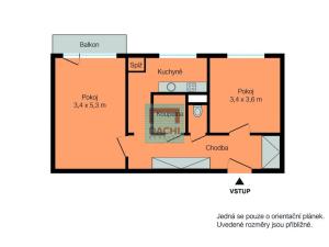 Prodej bytu 2+1, Olomouc, Hněvotínská, 52 m2