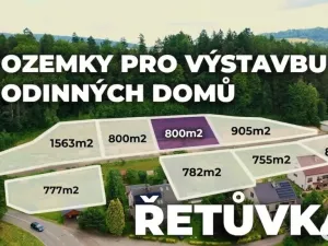 Prodej pozemku pro bydlení, Řetůvka, 800 m2