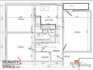 Pronájem bytu 3+1, Brno - Řečkovice, Žitná, 65 m2