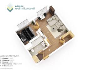 Pronájem bytu 2+kk, Mladá Boleslav, 17. listopadu, 43 m2