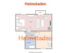 Pronájem bytu 2+kk, Karviná - Nové Město, Brožíkova, 41 m2
