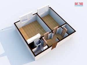 Prodej bytu 2+kk, Teplice - Trnovany, U Červeného kostela, 43 m2