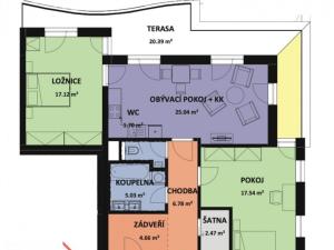 Pronájem bytu 3+kk, Poděbrady - Poděbrady V, Máchova, 85 m2