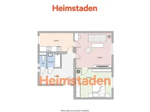 Pronájem bytu 2+1, Havířov - Město, U Stromovky, 56 m2