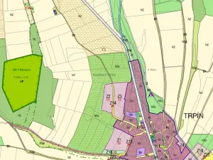 Prodej pole, Trpín, 19199 m2