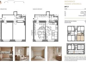Prodej bytu 2+kk, Praha - Vinohrady, V Horní Stromce, 60 m2