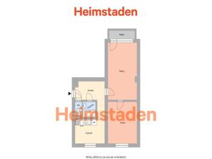 Pronájem bytu 2+1, Ostrava - Mariánské Hory, Tovární, 52 m2