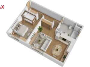 Prodej bytu 2+kk, Deštné v Orlických horách, 59 m2