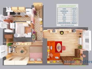Prodej bytu 2+kk, Bechyně, Na Libuši, 38 m2