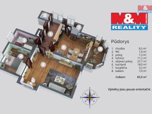 Prodej bytu 3+1, Teplice, Plzeňská, 130 m2