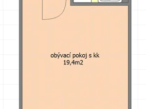 Pronájem bytu 1+kk, Praha - Žižkov, Tetauerova, 27 m2