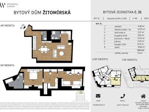 Prodej bytu 3+kk, Praha - Vršovice, Žitomírská, 103 m2