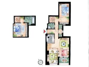 Pronájem bytu 3+kk, Praha - Nové Město, Odborů, 100 m2