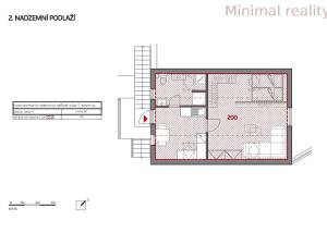 Prodej bytu 2+kk, Praha - Kyje, Borečkova, 47 m2