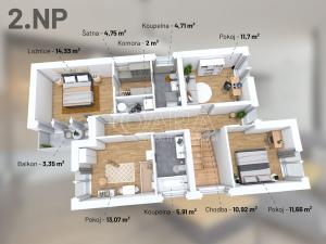 Prodej rodinného domu, Chýně, Premonstrátů, 180 m2