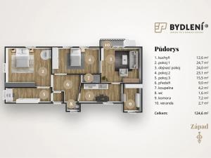 Prodej bytu 4+1, Teplice, Duchcovská, 124 m2