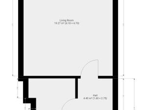 Pronájem bytu 1+kk, Praha - Černý Most, Dobrovolného, 31 m2