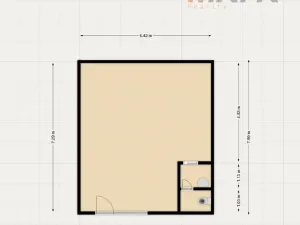 Pronájem kanceláře, Jirkov, Vinařická, 46 m2
